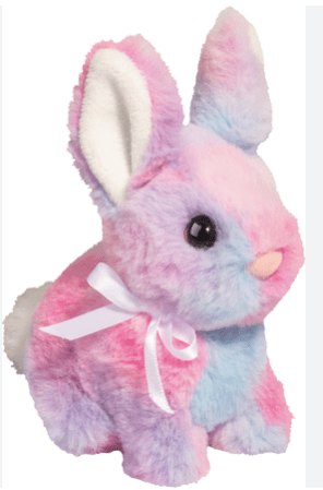 Douglas Pink/Blue Douglas Tiny Tie Dye Bunny