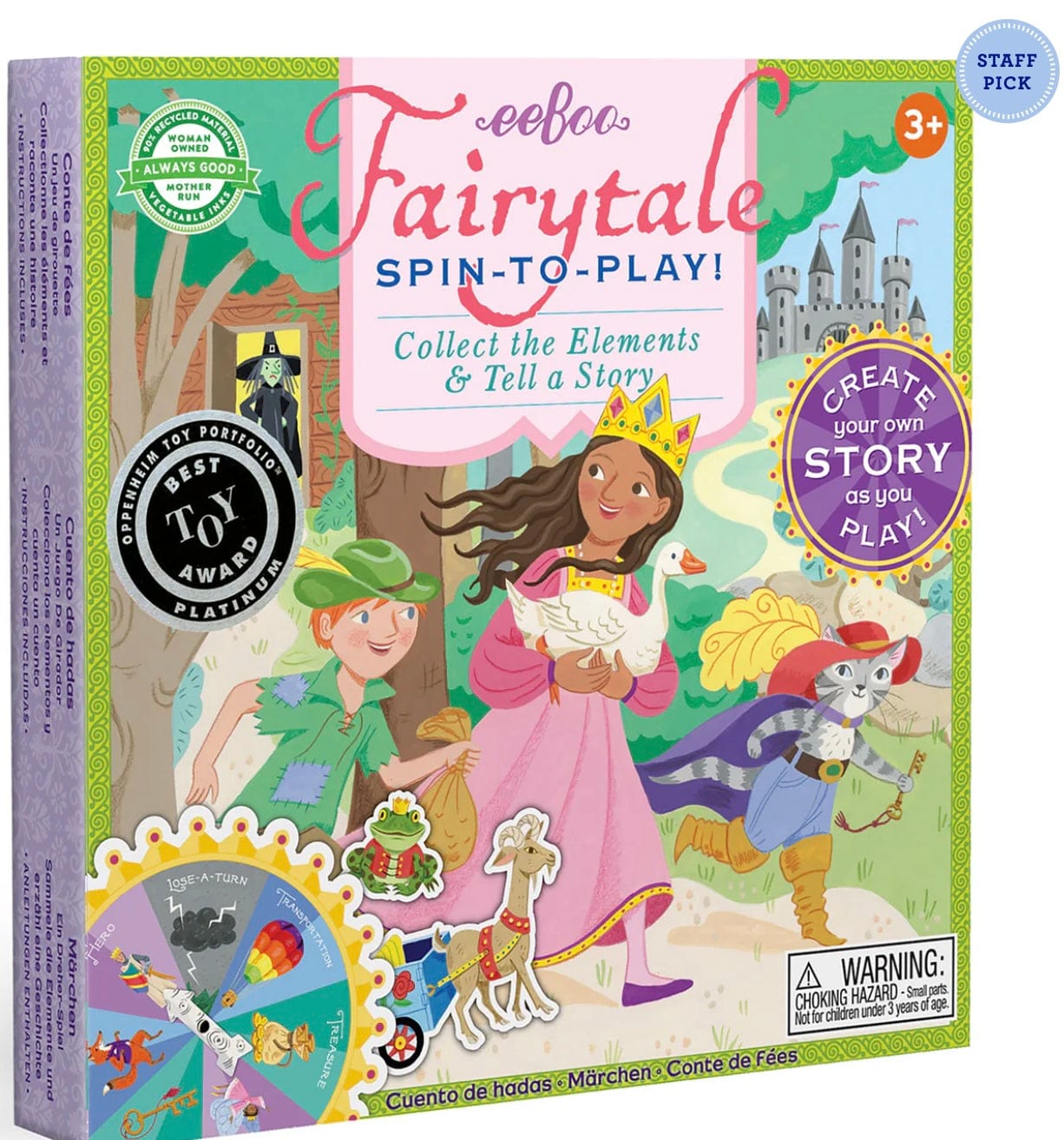 eeboo Fairytale Spinner Game