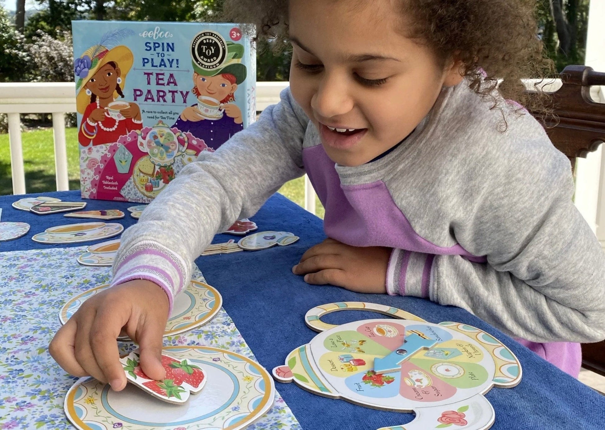 eeboo Tea Party Spinner Game