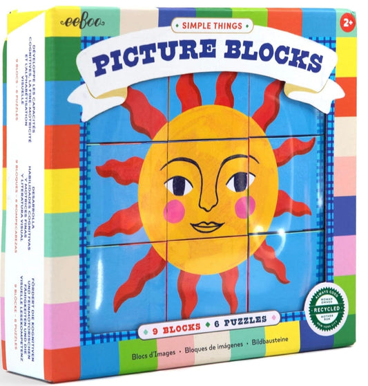 eeboo Simple Things Picture Blocks