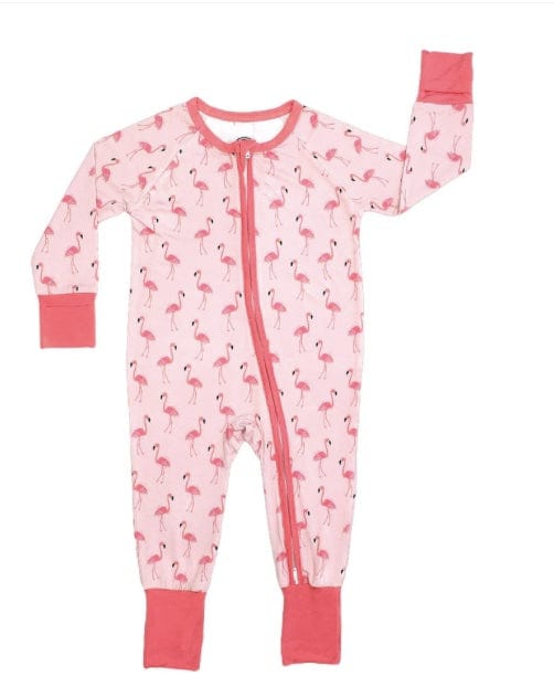 Emerson & Friends Fancy Flamingos Bamboo Convertible  Pajamas
