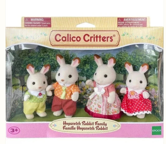 Epoch Calico Critters Chocolate Rabbit Family