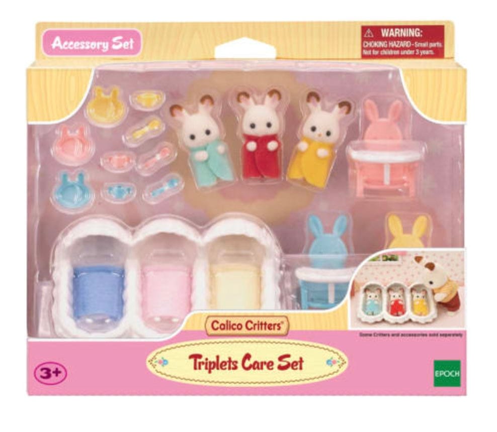 Epoch Calico Critters Triple Bunk Beds, Dollhouse Furniture Set