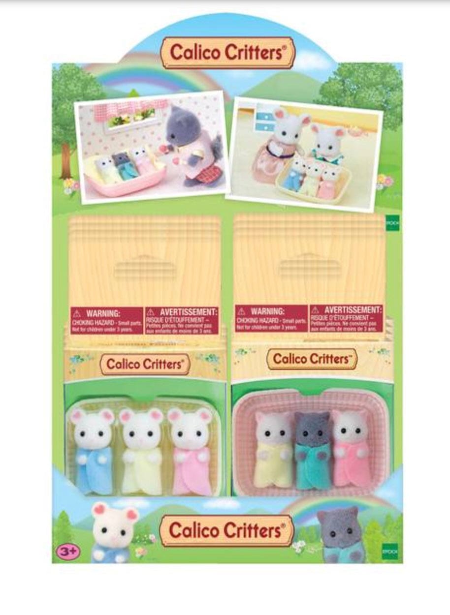 Epoch Calico Critters Triplets Assortment