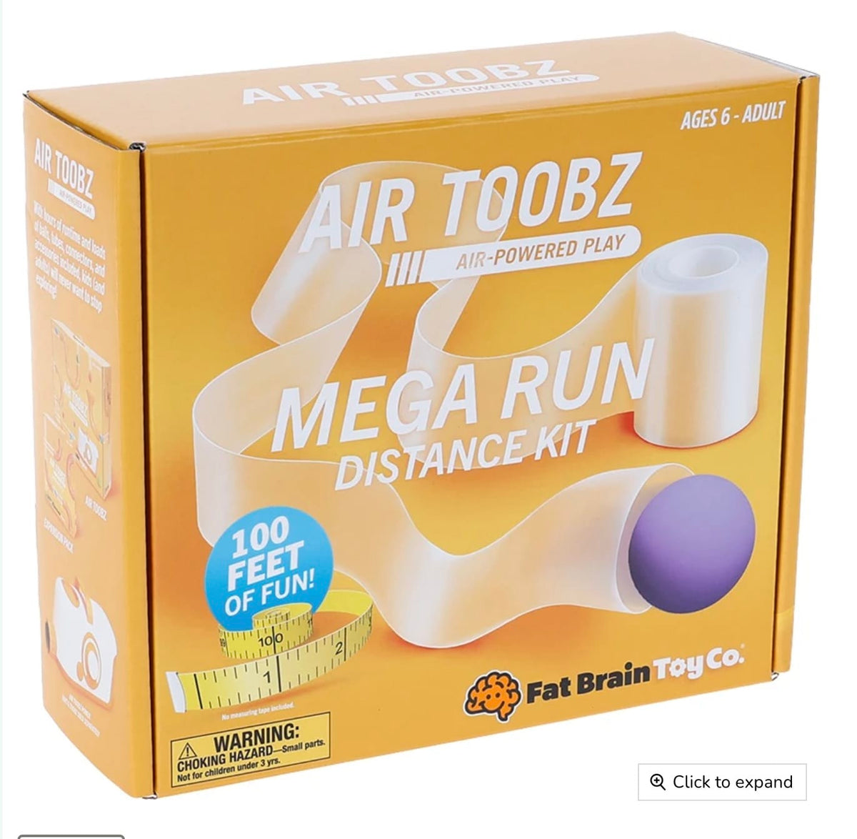 FAT BRAIN TOY COMPANY Fat Brain Toy Company Girls Accessories-toys Air Toobz Mega Run Distance Kit - New