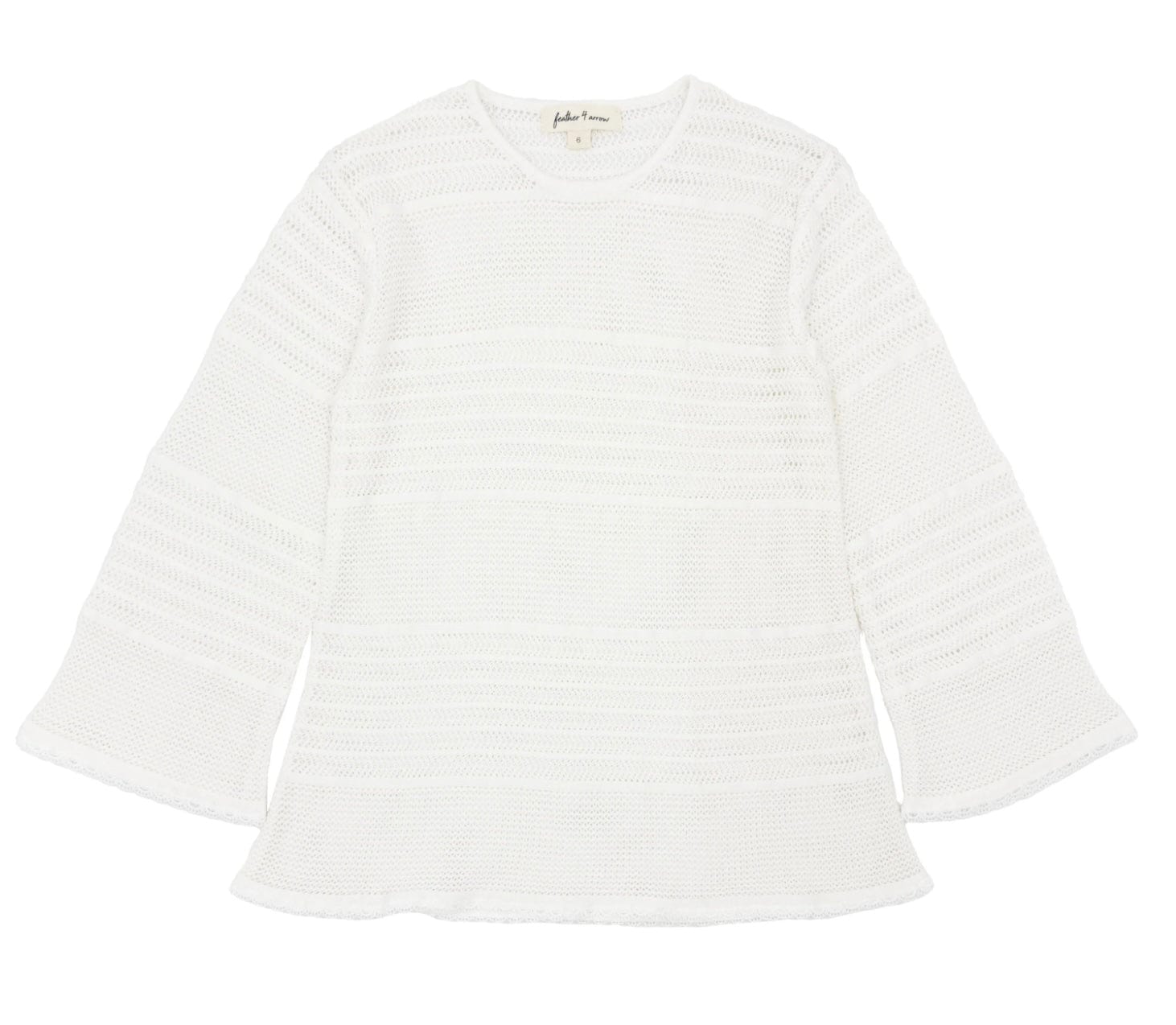 Feather 4 Arrow Sunshine Cover up White