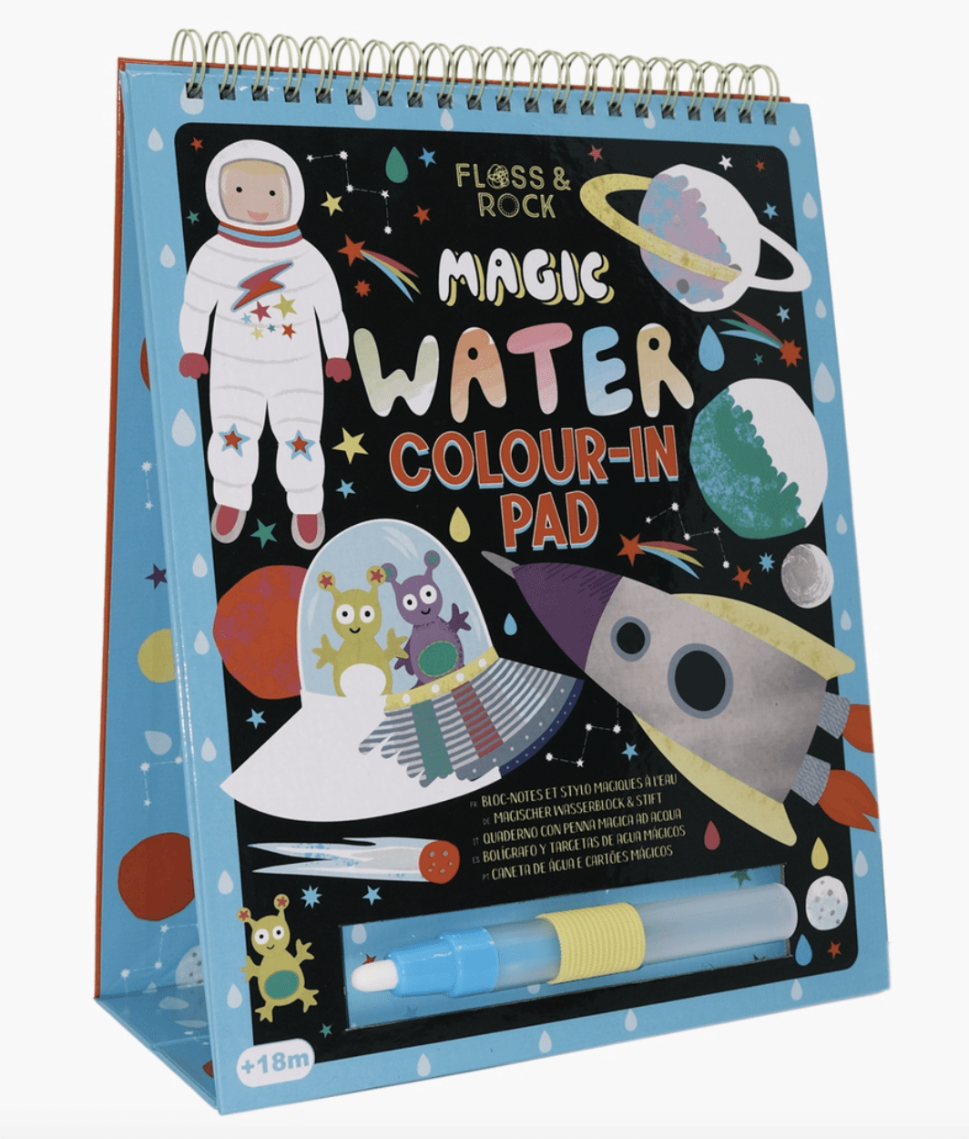 Floss and Rock Default Space Magic Colour Changing Watercard Easel and Pen