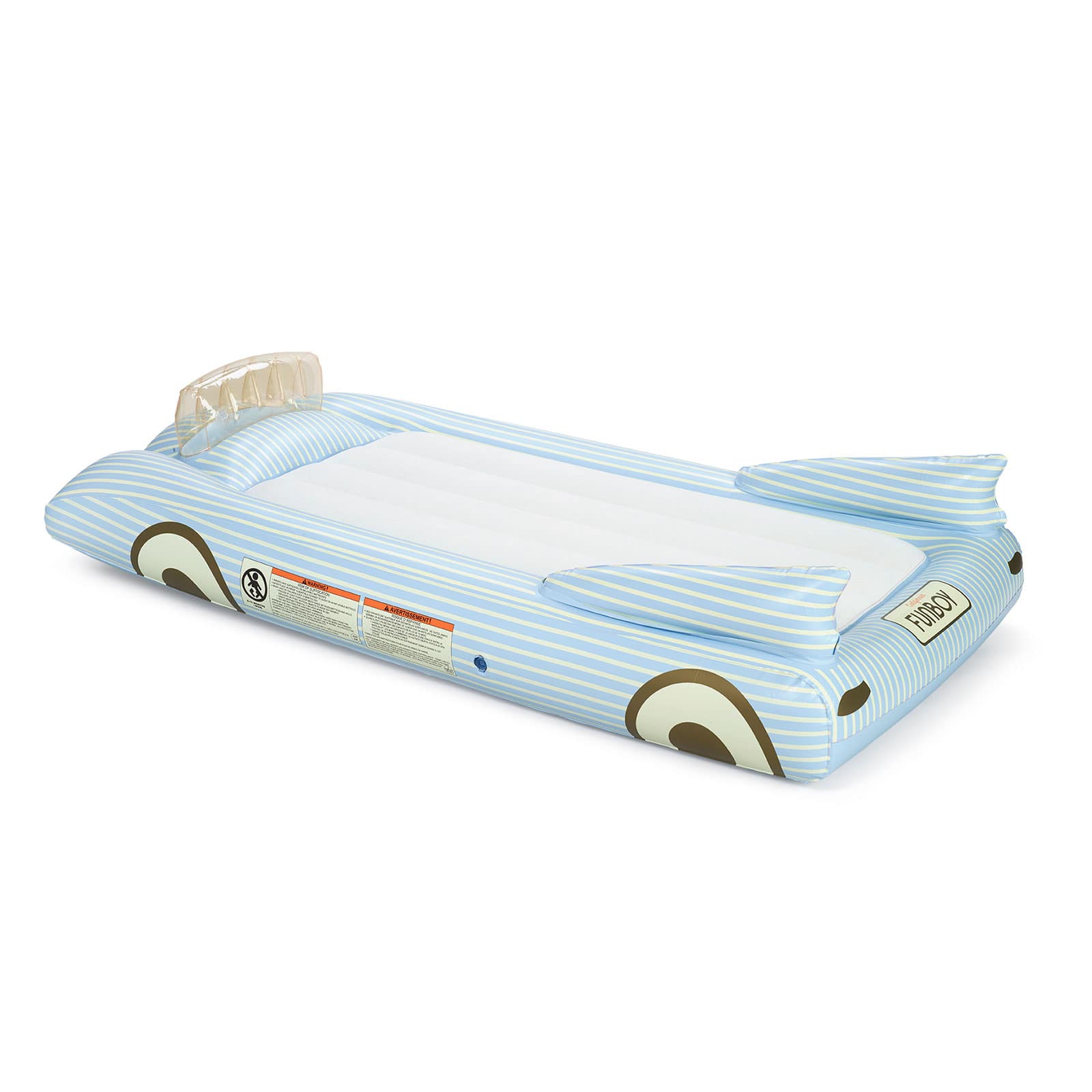 FUNBOY Blue Convertible Kids Sleepover Air Mattress BED-CONVERTIBLE-B