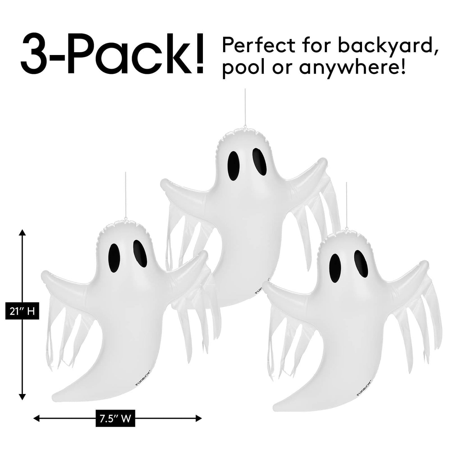 FUNBOY Hanging Halloween Ghost GHOST-HNG25