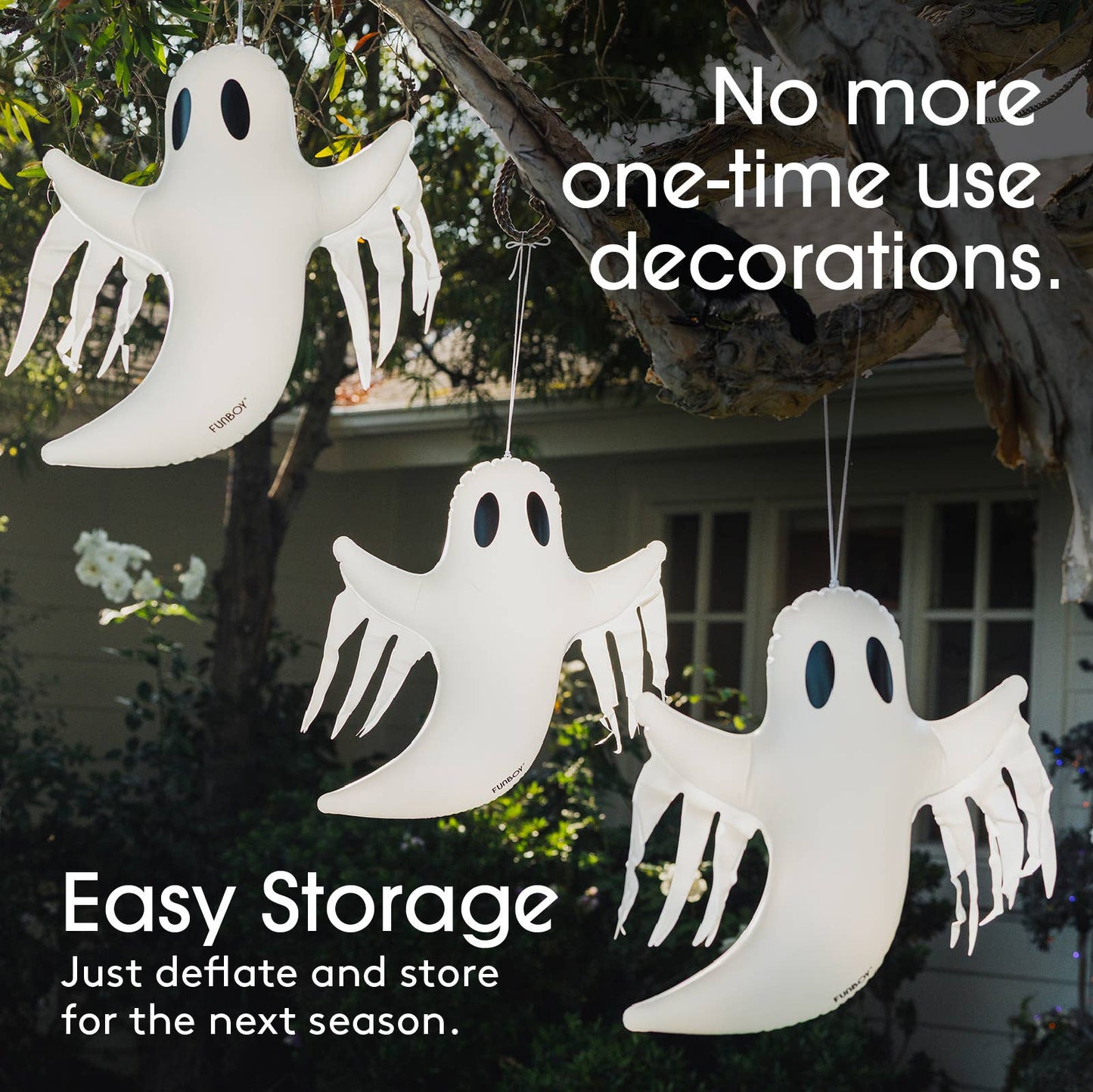 FUNBOY Hanging Halloween Ghost GHOST-HNG25
