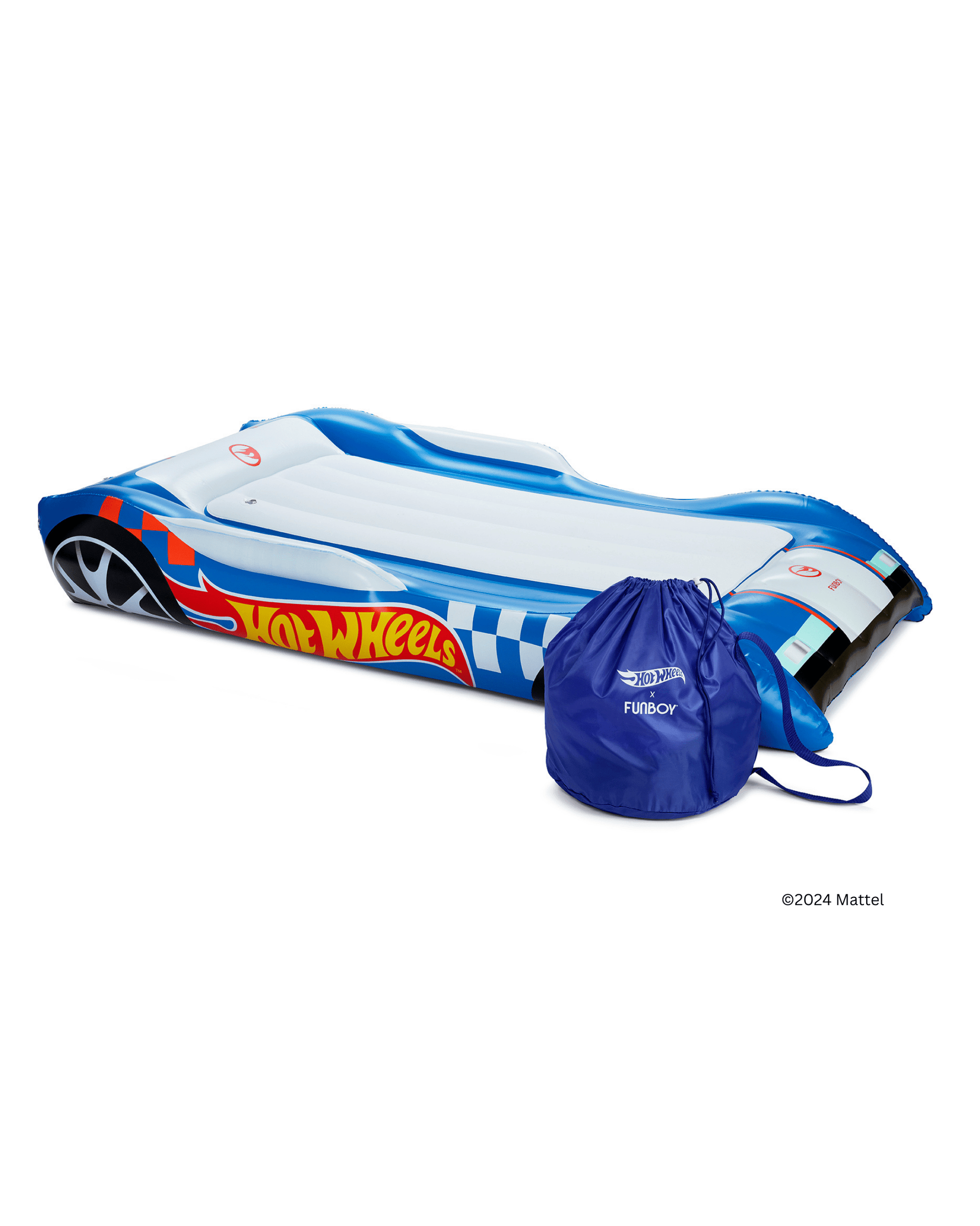 FUNBOY Hot Wheels™ x FUNBOY Kids Air Mattress Sleepover Bed HW-BED-RACECAR
