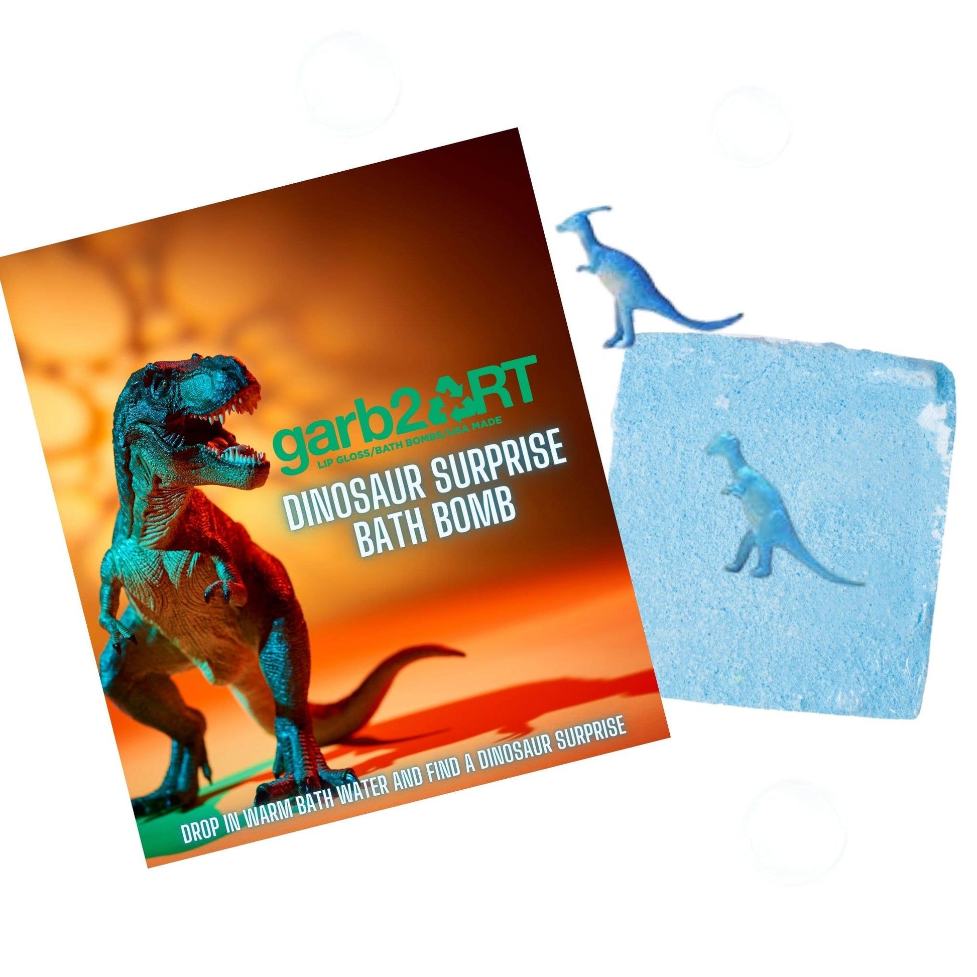garb2ART Surprise Bath Bomb | Dinosaur DINOSING