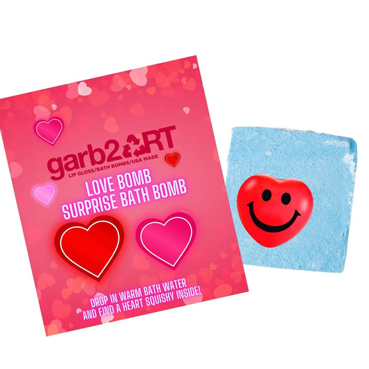 garb2ART Surprise Bath Bomb | Love Bomb LOVEBB