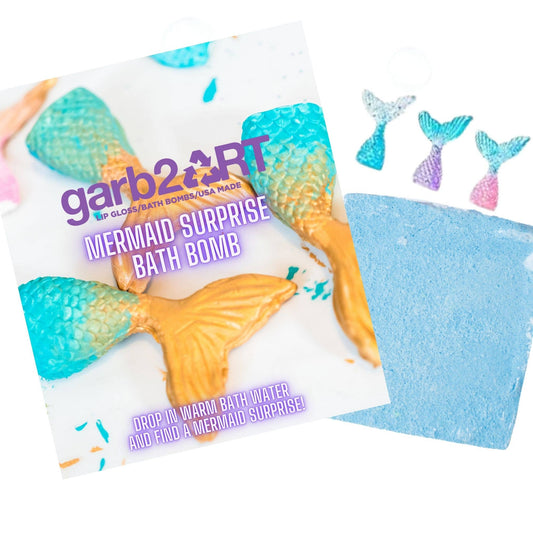 garb2ART Surprise Bath Bomb | Mermaid MERBB