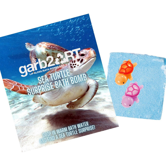 garb2ART Surprise Bath Bomb | Sea Turtle SEATBB