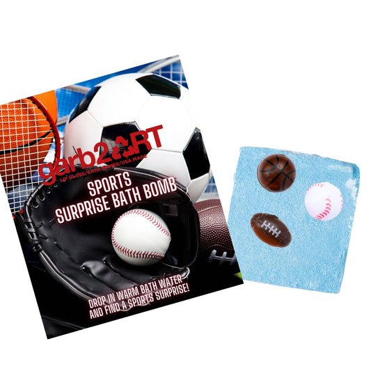 garb2ART Surprise Bath Bomb | Sports SPORTBB