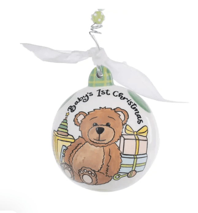 Glory Haus Inc. Baby Bear 1st Christmas Ornament