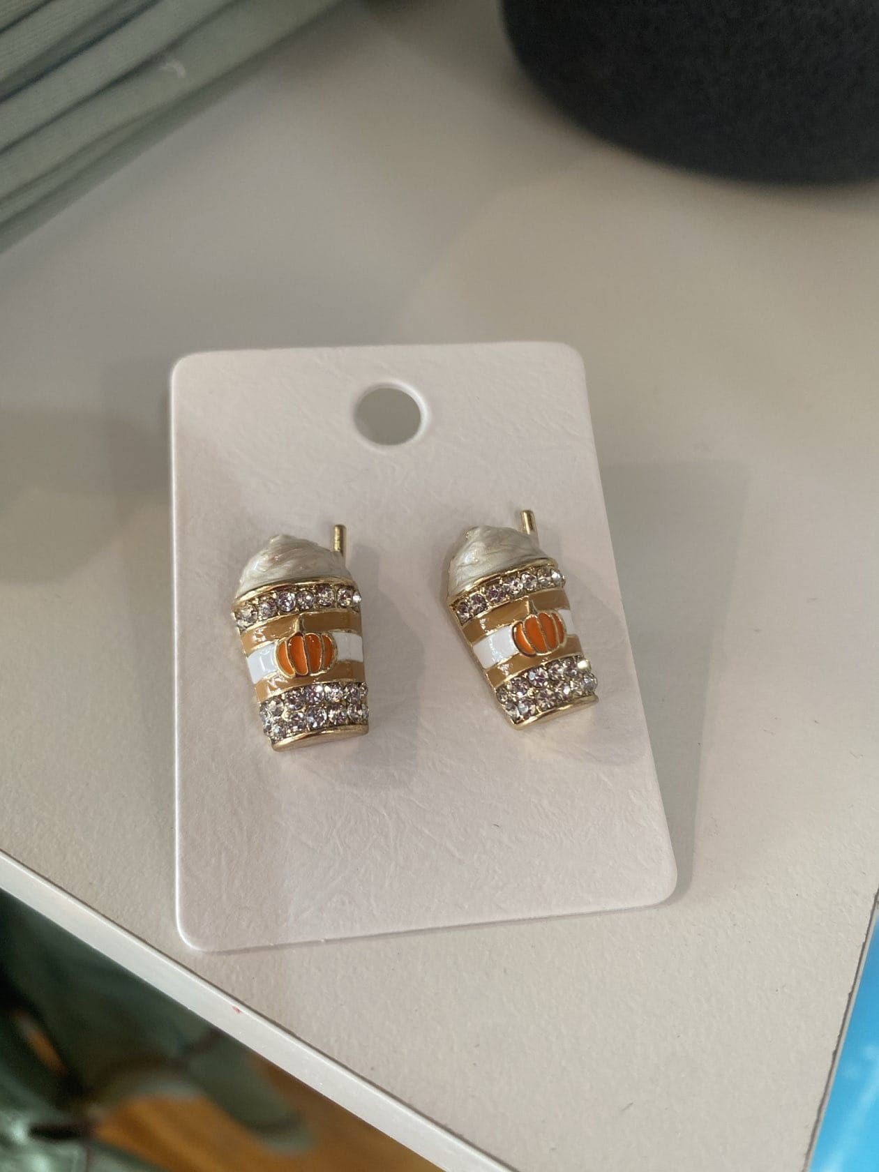 GOLDEN STELLA Pumpkin Earrings