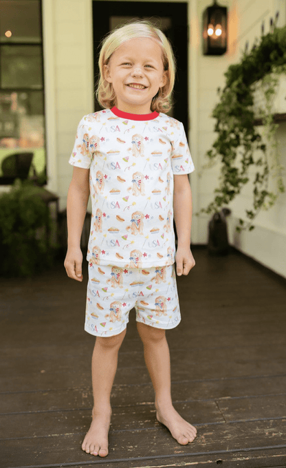 Grace and james Patriotic Party Loungewear Set