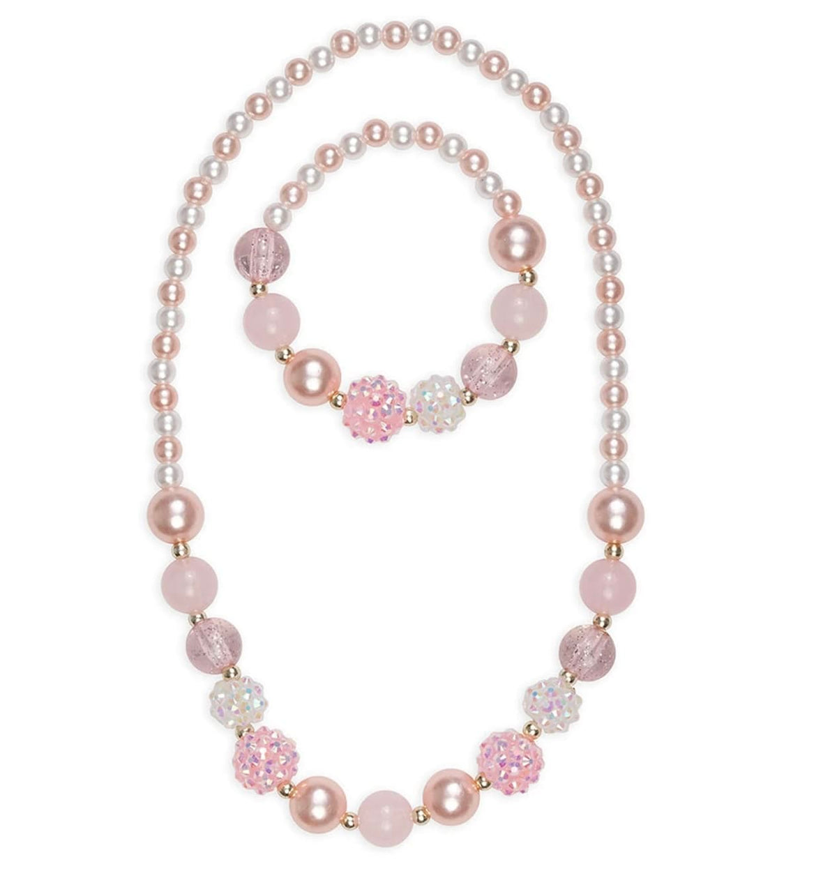 GREAT PRETENDERS Pinky Pearl Necklace & Bracelet Set