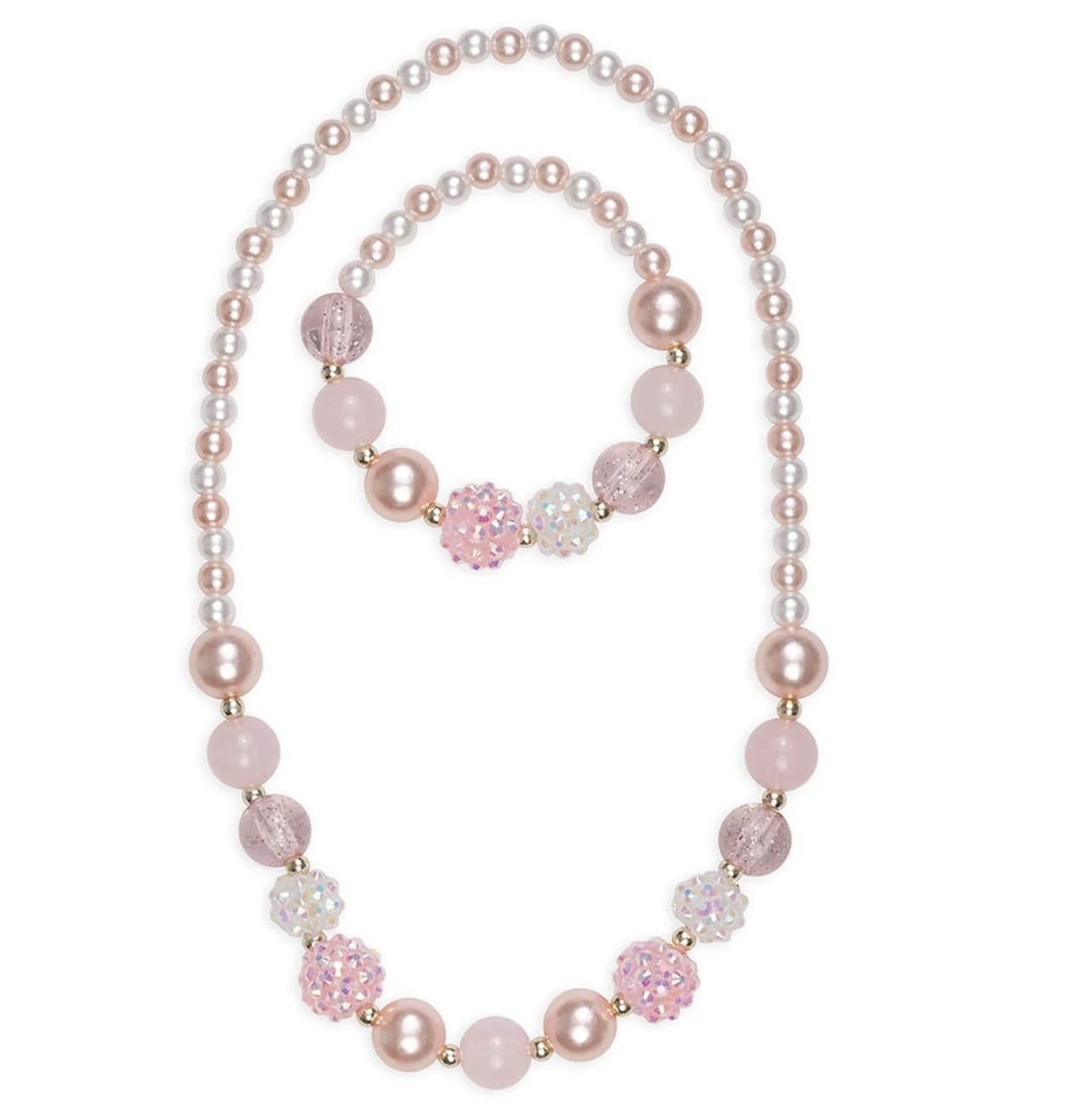 GREAT PRETENDERS Pinky Pearl Necklace & Bracelet Set