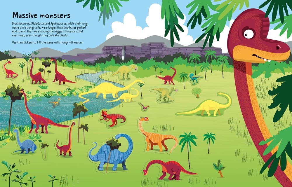 HarperCollins Big Dinosaur Sticker Book : Usborne 9781805071372