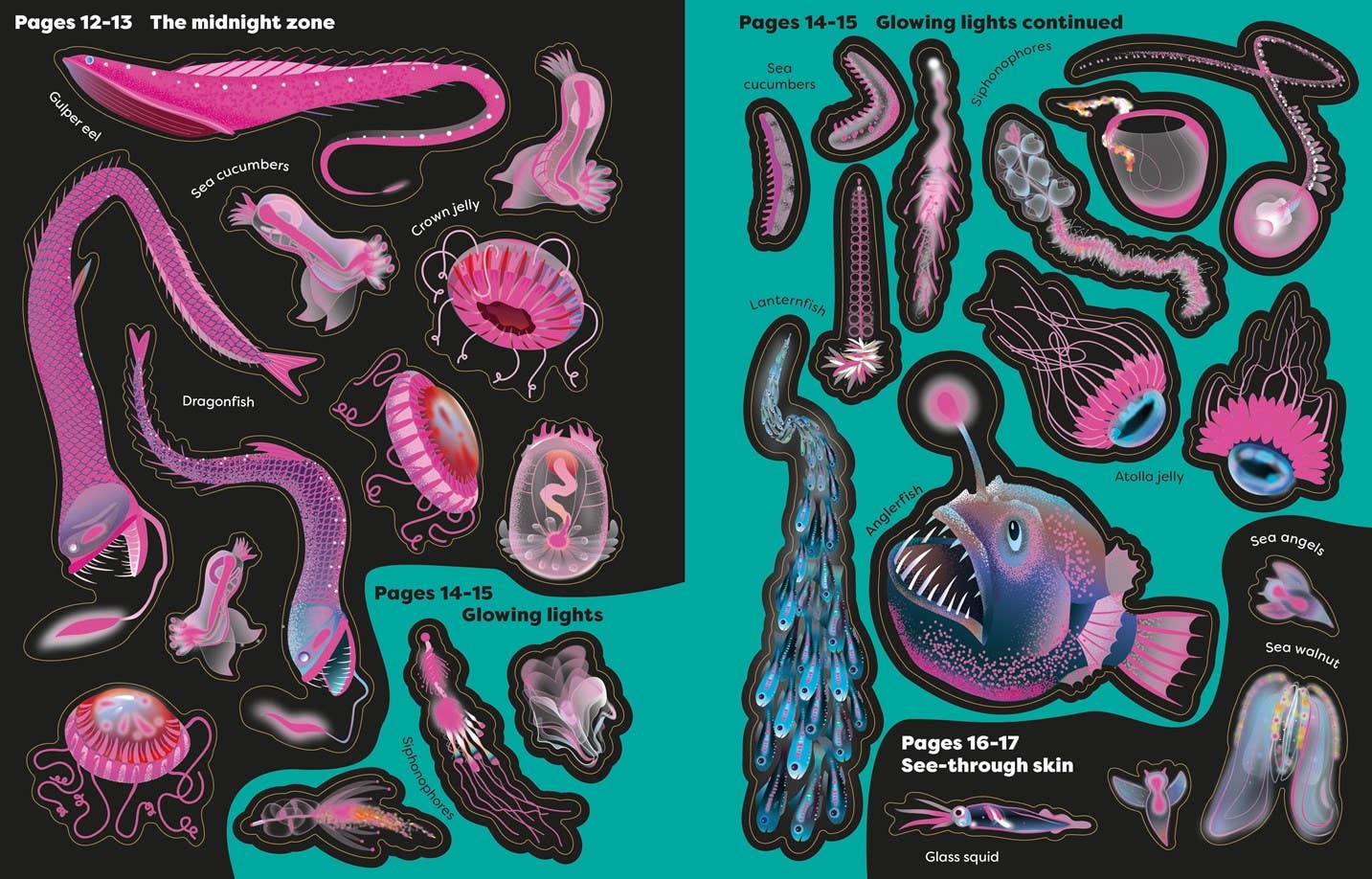 HarperCollins Big Sticker Book Weird Deep Sea Creatures : Usborne 9781836053859