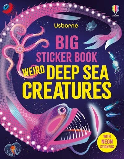 HarperCollins Big Sticker Book Weird Deep Sea Creatures : Usborne 9781836053859