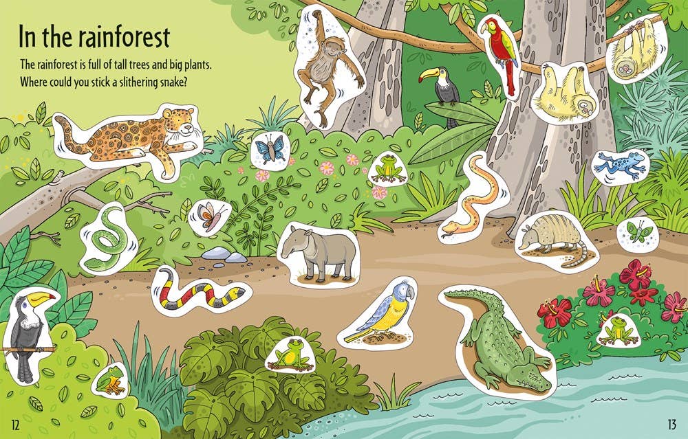 HarperCollins First Sticker Book Animals : Usborne 9781805070207