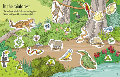 HarperCollins First Sticker Book Animals : Usborne 9781805070207