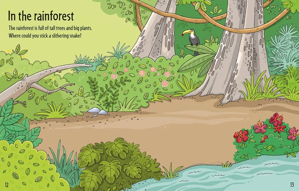 HarperCollins First Sticker Book Animals : Usborne 9781805070207