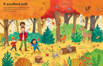 HarperCollins First Sticker Book Fall : Usborne 9781836051862