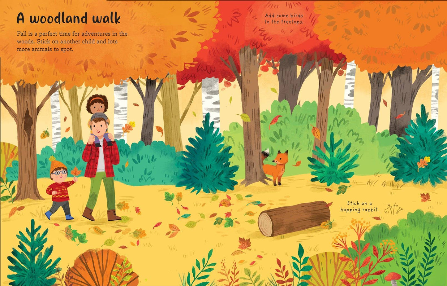 HarperCollins First Sticker Book Fall : Usborne 9781836051862