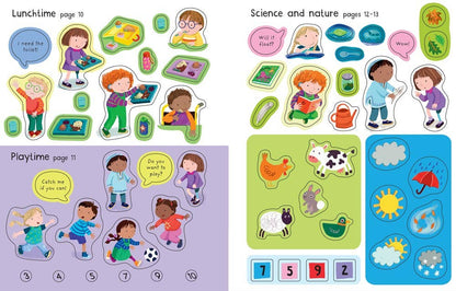 HarperCollins First Sticker Book Starting Kindergarten : Usborne 9781805075127