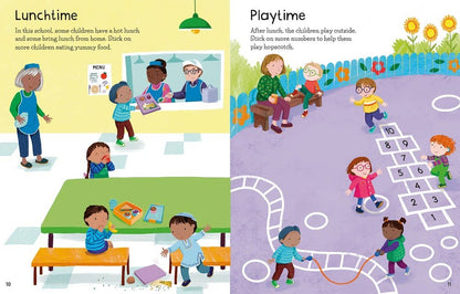 HarperCollins First Sticker Book Starting Kindergarten : Usborne 9781805075127
