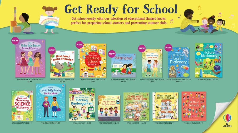 HarperCollins First Sticker Book Starting Kindergarten : Usborne 9781805075127