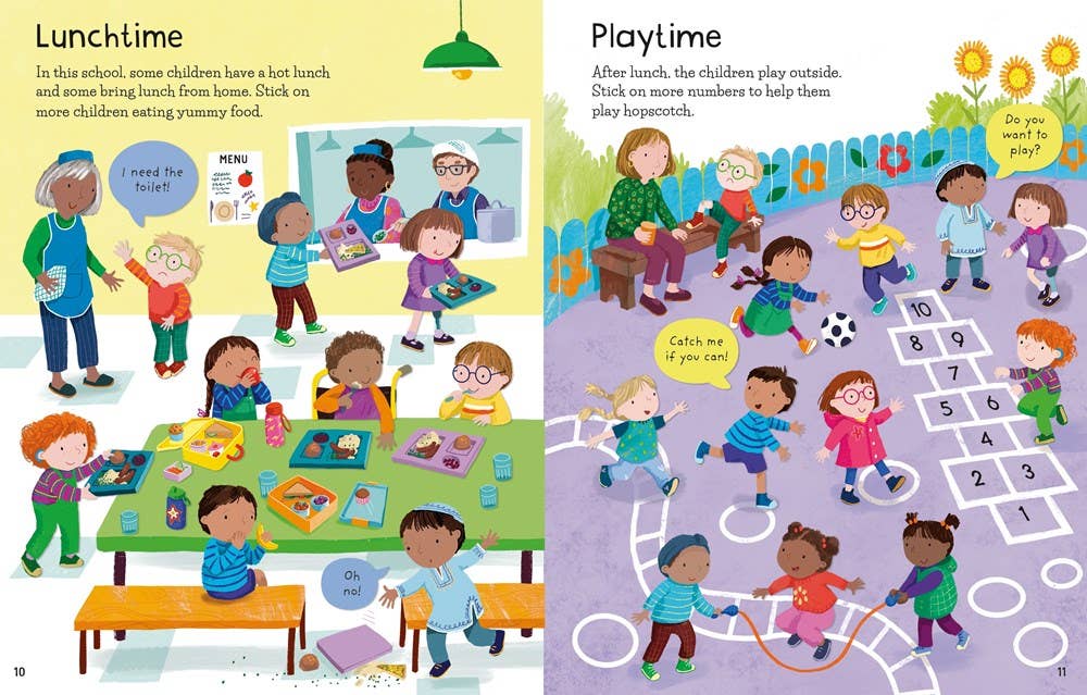 HarperCollins First Sticker Book Starting Kindergarten : Usborne 9781805075127