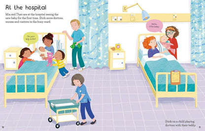 HarperCollins First Sticker Book The New Baby : Usborne 9781805075264