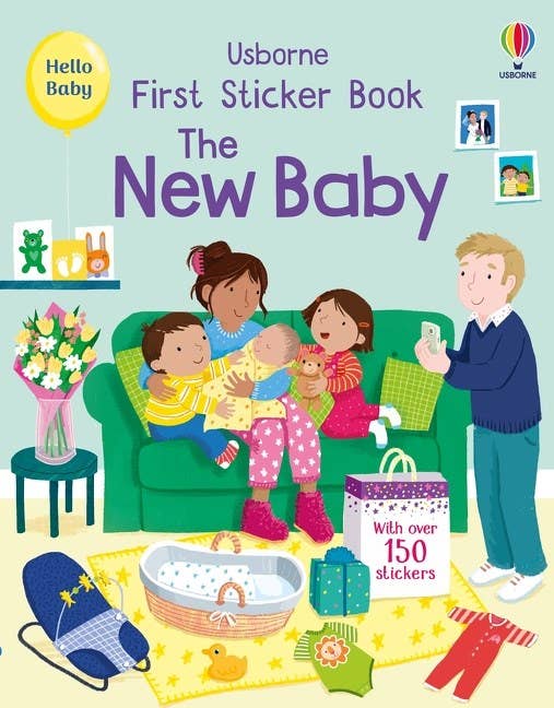 HarperCollins First Sticker Book The New Baby : Usborne 9781805075264