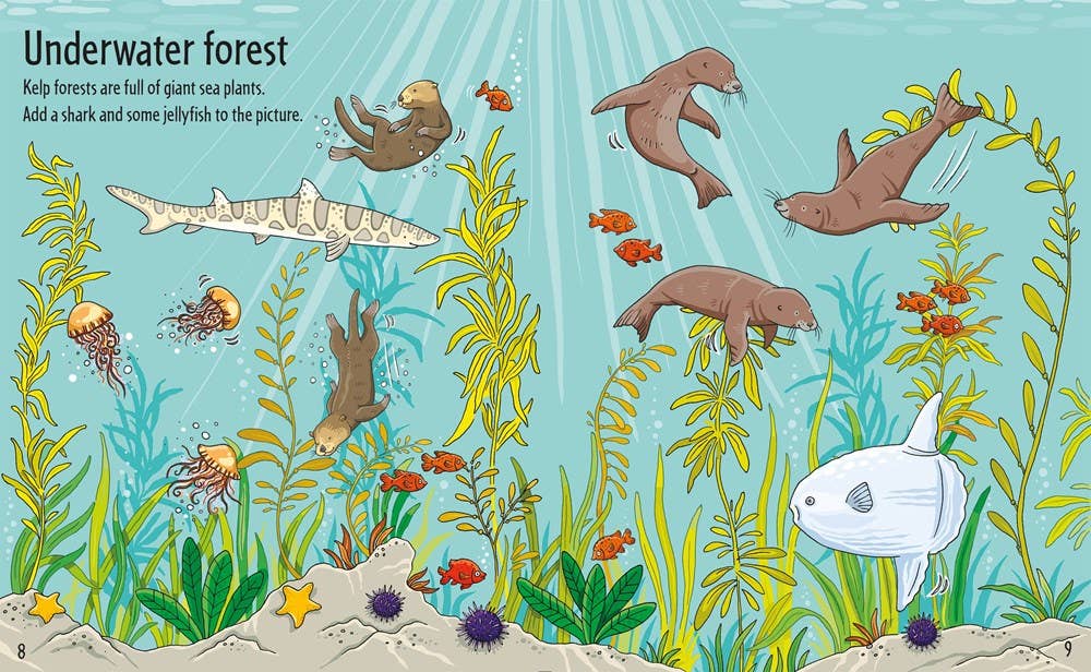 HarperCollins First Sticker Book Under The Sea : Usborne 9781805318064