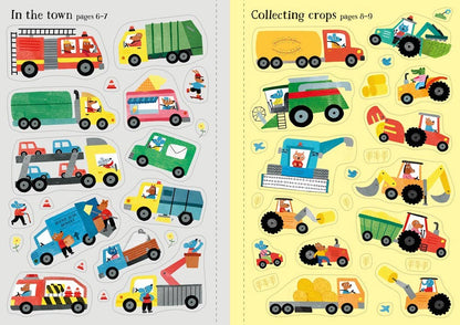 HarperCollins Little First Stickers Tractors And Trucks : Usborne 9781805317791