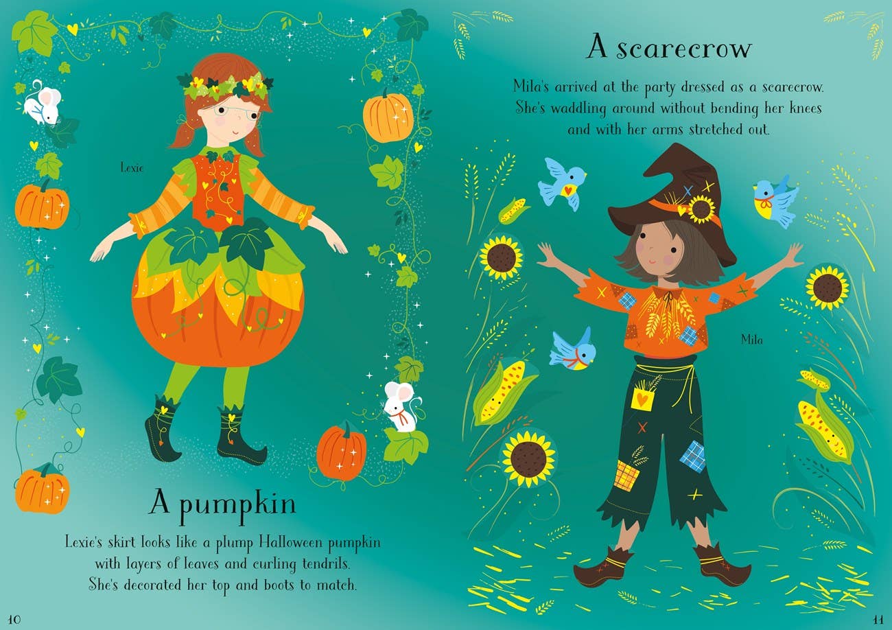 HarperCollins Little Sticker Dolly Dressing Halloween: Usborne 9781836053958