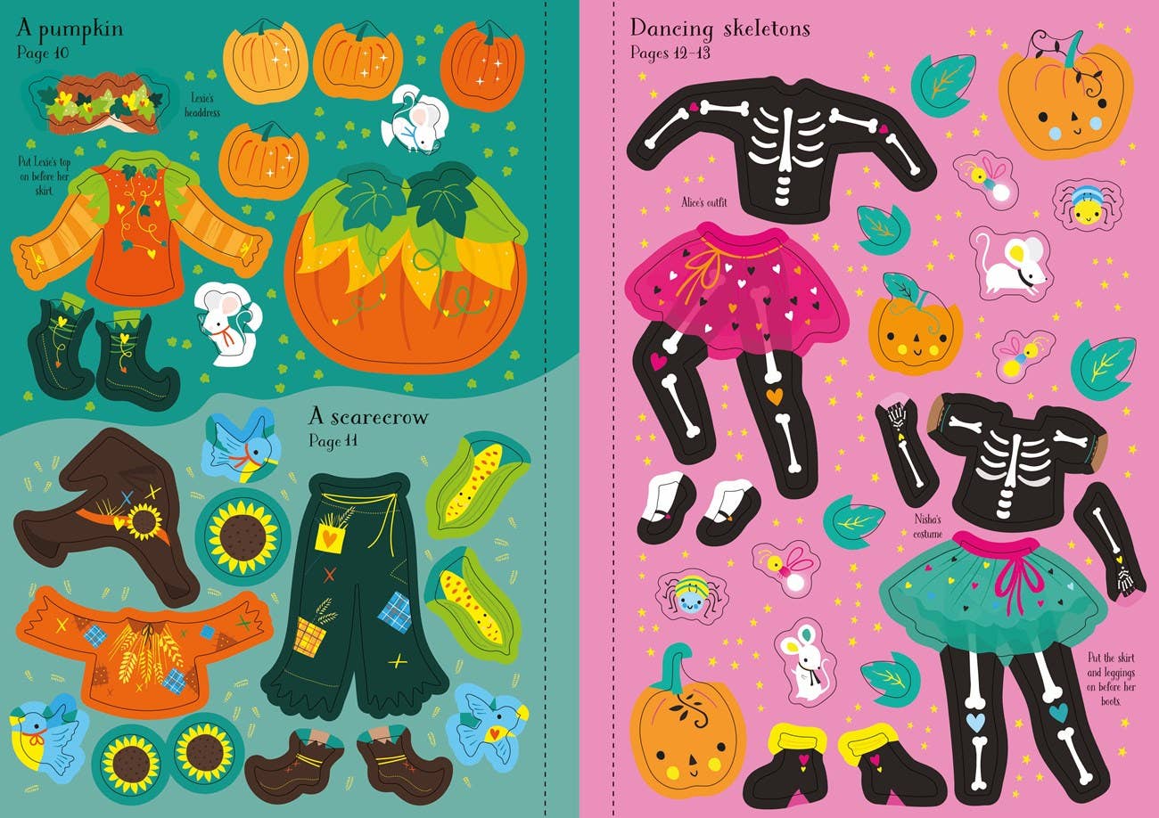 HarperCollins Little Sticker Dolly Dressing Halloween: Usborne 9781836053958