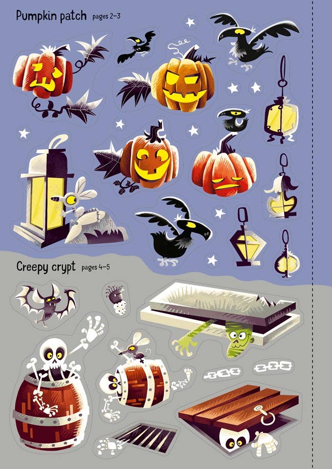 HarperCollins Sparkly Halloween Sticker Book: Usborne 9781836053965