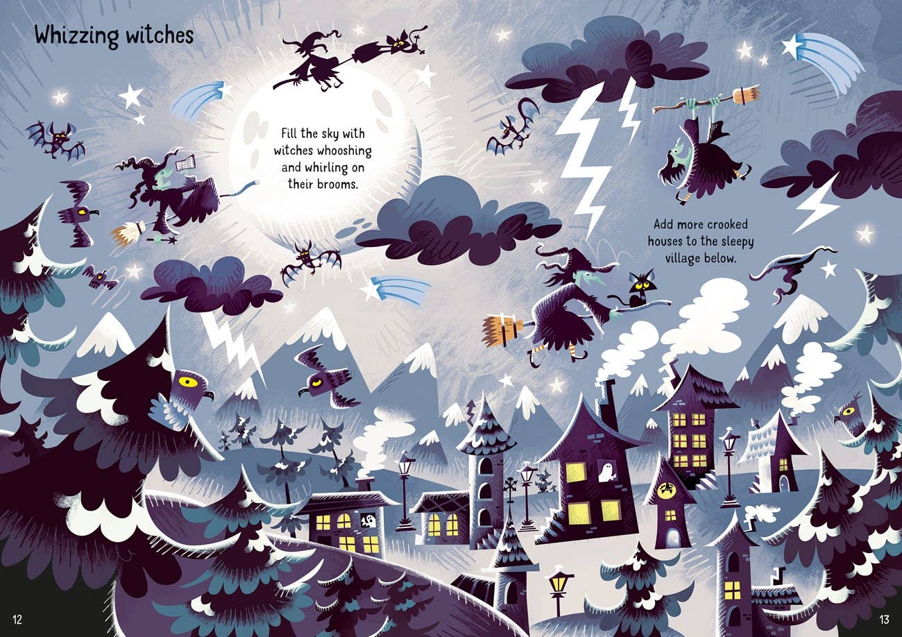 HarperCollins Sparkly Halloween Sticker Book: Usborne 9781836053965