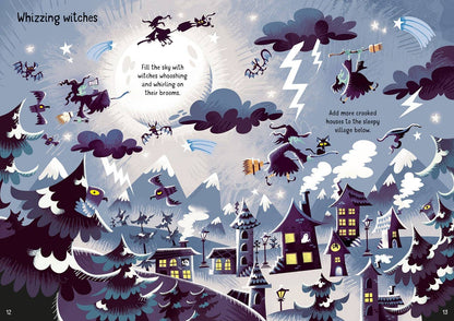 HarperCollins Sparkly Halloween Sticker Book: Usborne 9781836053965