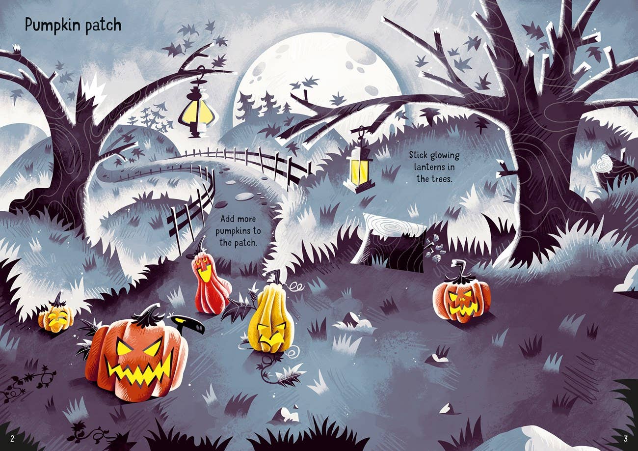 HarperCollins Sparkly Halloween Sticker Book: Usborne 9781836053965