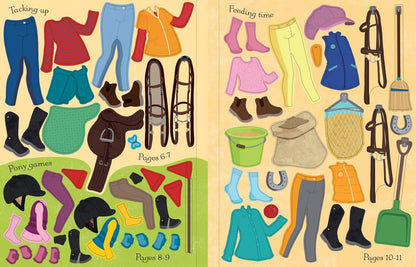 HarperCollins Sticker Dolly Dressing At the Stables: Usborne 9781836053699