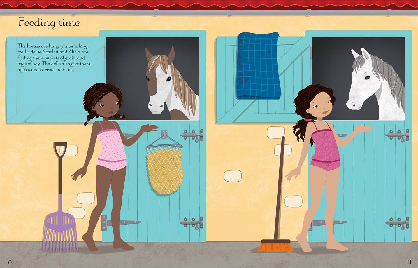 HarperCollins Sticker Dolly Dressing At the Stables: Usborne 9781836053699