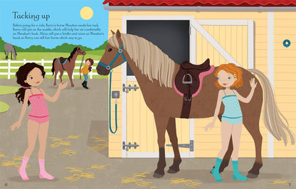 HarperCollins Sticker Dolly Dressing At the Stables: Usborne 9781836053699